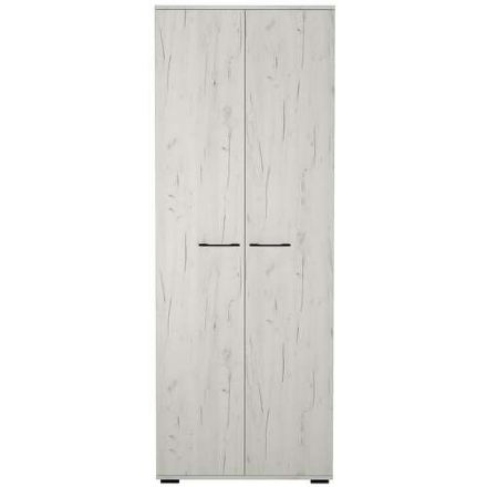 Шкаф 2-х дверный Италия, Крафт Белый 