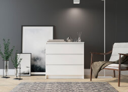 Комод Мори МК 800.1/3 графит