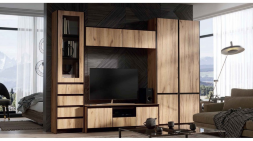 Пенал 4 ящика Бостон, дуб Вотан