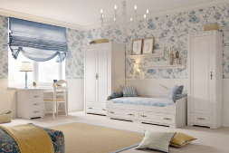 Кровать с ящиками Прованс