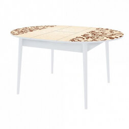 Стол обеденный Прага 8 раздвижной опора массив МТ2