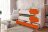 Кровать выкатная Соник, оранж 