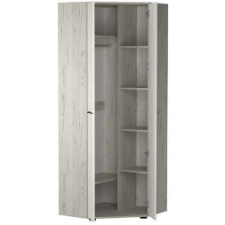 Шкаф угловой Италия, Крафт Белый