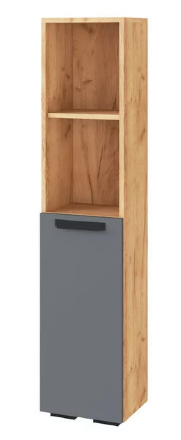 Пенал Квартет-13, Дуб крафт золотой/Графит 