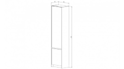 Пенал ПН-02 Бостон, дуб Вотан