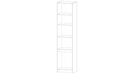 Пенал ПН-02 Бостон, дуб Вотан 