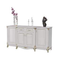 Комод 4-х дверный Да Винчи, Белый