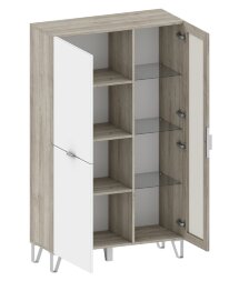 Шкаф со стеклом и 2 дверями ШК-3022 Анима  