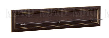  Полка со стеклом Парма, Венге 