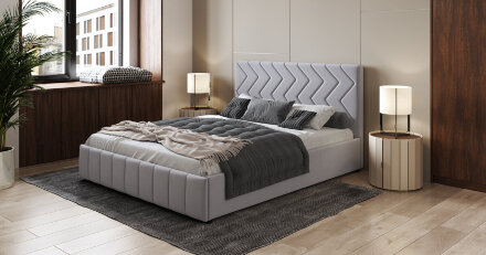 Кровать интерьерная Милана с подъемным механизмом 