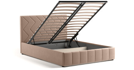 Кровать интерьерная Милана с подъемным механизмом 