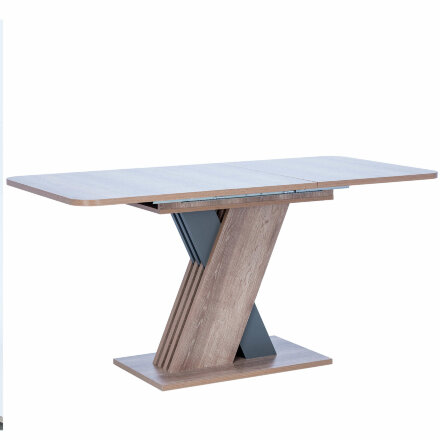 Стол раздвижной Гросс, Дуб сакраменто/ Антрацит 