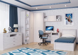 Кровать одинарная Гамма 20 (серия 4)