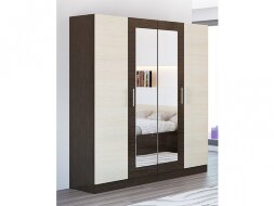 Шкаф 4х-створчатый Леси, венге