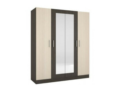 Шкаф 4х-створчатый Леси, венге 