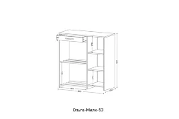 Консоль закрытая Ольга Милк 53