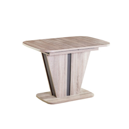 Стол раздвижной Бари, Дуб сакраменто/Антрацит 