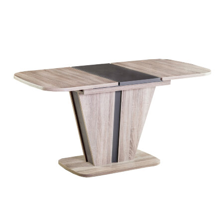 Стол раздвижной Бари, Дуб сакраменто/Антрацит 