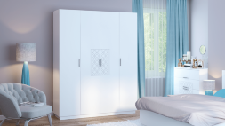 Шкаф 4х-створчатый Тиффани 