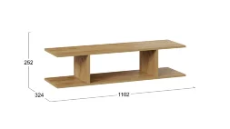 Полка настенная 1100 Хилтон, Дуб Крафт 