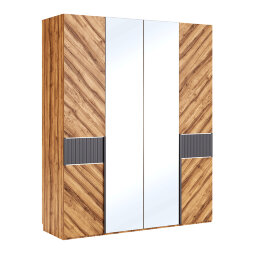 Шкаф четырехдверный с зеркалом Моника 