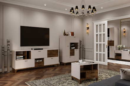 Шкаф распашной ШР-2 Монтана, Персидский жемчуг 