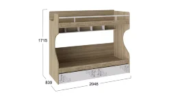 Кровать 2-х ярусная Оксфорд ТД-139.11.01