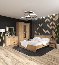 Тумба прикроватная Адель, ателье светлый