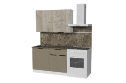 Кухонный гарнитур Альба лайт, 120 см