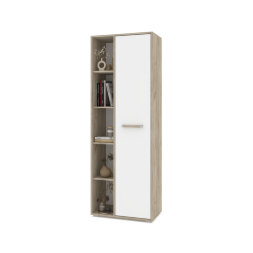 Пенал 648 Флорида, Белый, Серый дуб