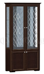 Витрина двустворчатая Парма, Венге