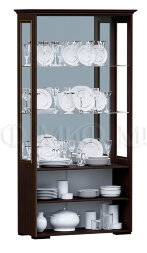 Витрина двустворчатая Парма, Венге