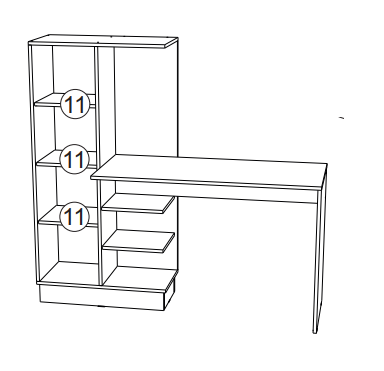Стол компьютерный №1 с фотопечатью Вега NEW позитив 