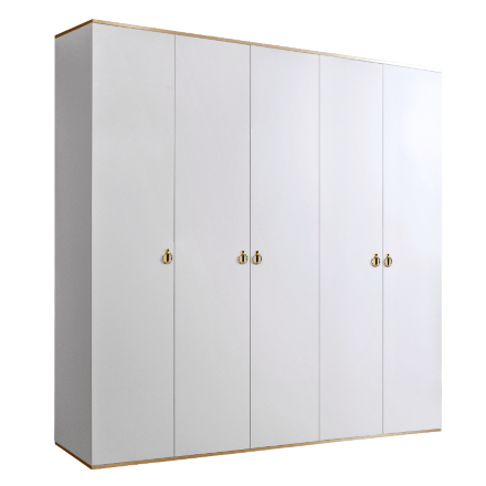 Шкаф 5 дверей РМШ2/5 (без зеркал) Rimini 