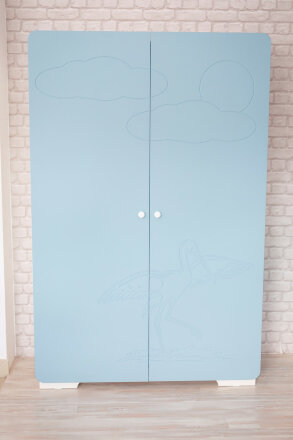 Шкаф 2-х створчатый Журавлик  