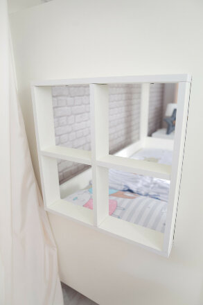 Кровать Теремок белый 