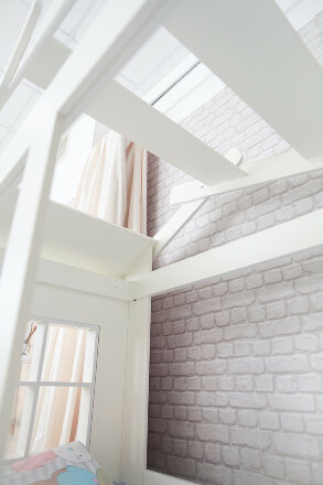 Кровать Теремок белый 