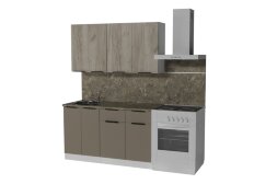 Кухонный гарнитур Альба медиум, 140 см