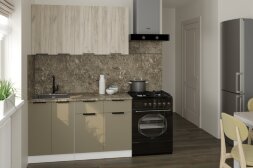 Кухонный гарнитур Альба медиум, 140 см