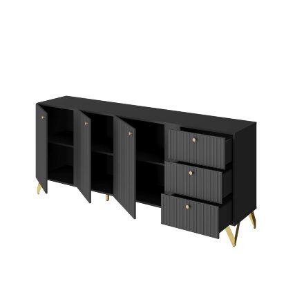Комод RENO (Рено) КД-1, Чёрный 