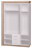 Шкаф для одежды с ящиками 3-х дверный Люмен №15  