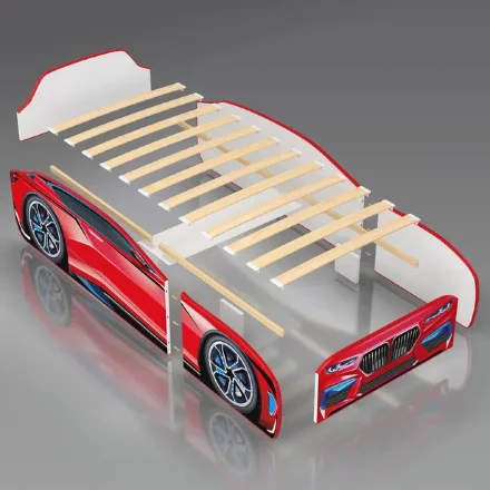 Кровать-машина Little Kiddy, красный 