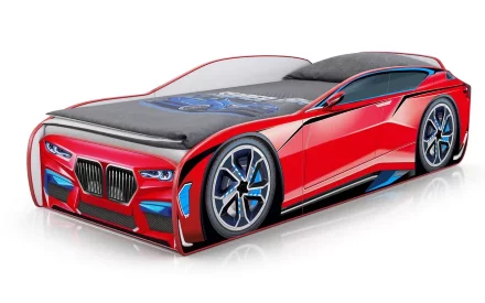 Кровать-машина Little Kiddy, красный 