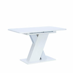 Стол раздвижной Гросс, Бодега белый/ Серый