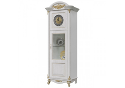 Шкаф с часами Да Винчи, Белый