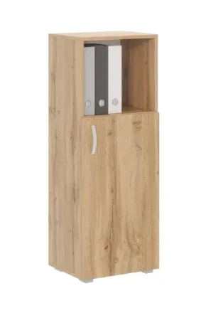 Стеллаж Офис 400 3 полки с дверцей 