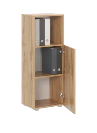 Стеллаж Офис 400 3 полки с дверцей 