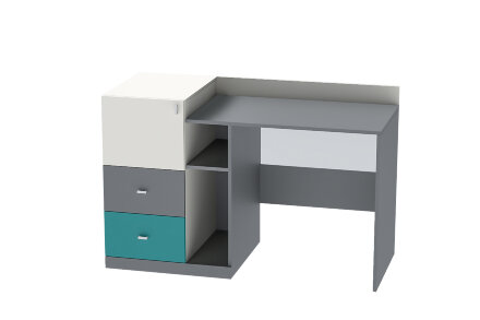 Стол письменный СТ-1  Клео, океан  