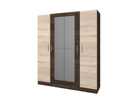 Спальня Леси с 4х-створчатым шкафом, кантерберри 