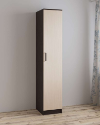 Шкаф-пенал Лагуна, Венге/ Дуб молочный